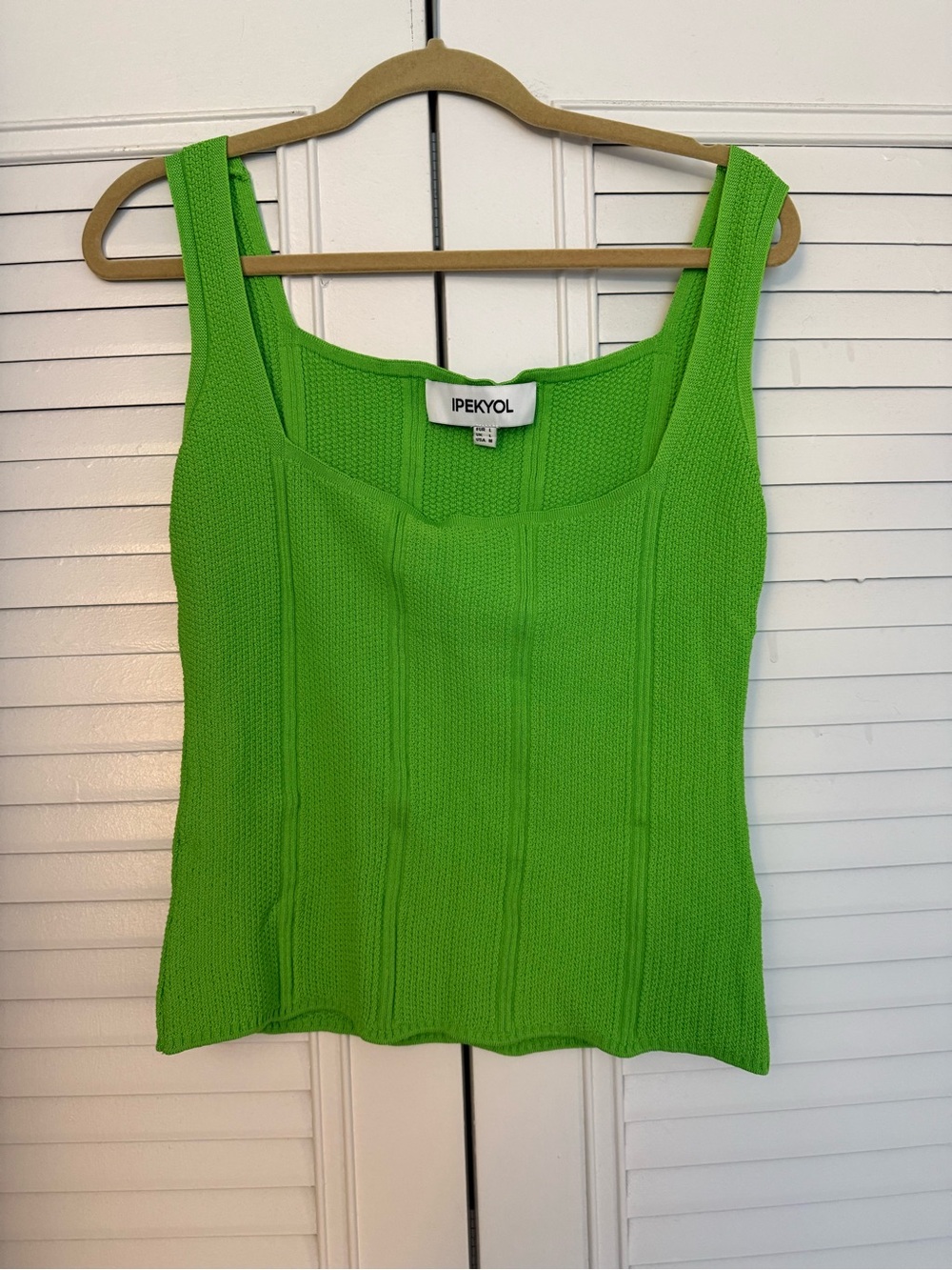 Lime Green Knit Tank